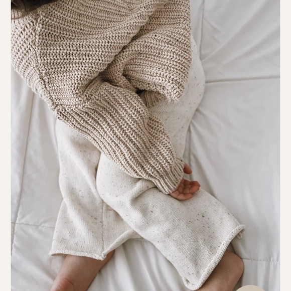 NWT 6/7 OAT & Co Pebble Chunky Knit Sweater & Sprinkle Knit Pant! - Picture 14 of 16